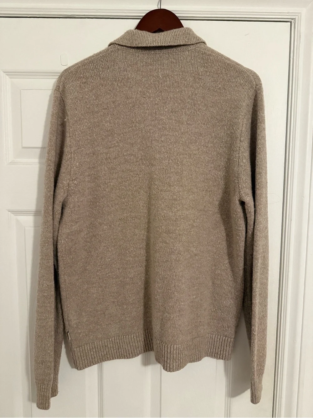 Mohair Button Up Knit Natural by Rhythm.